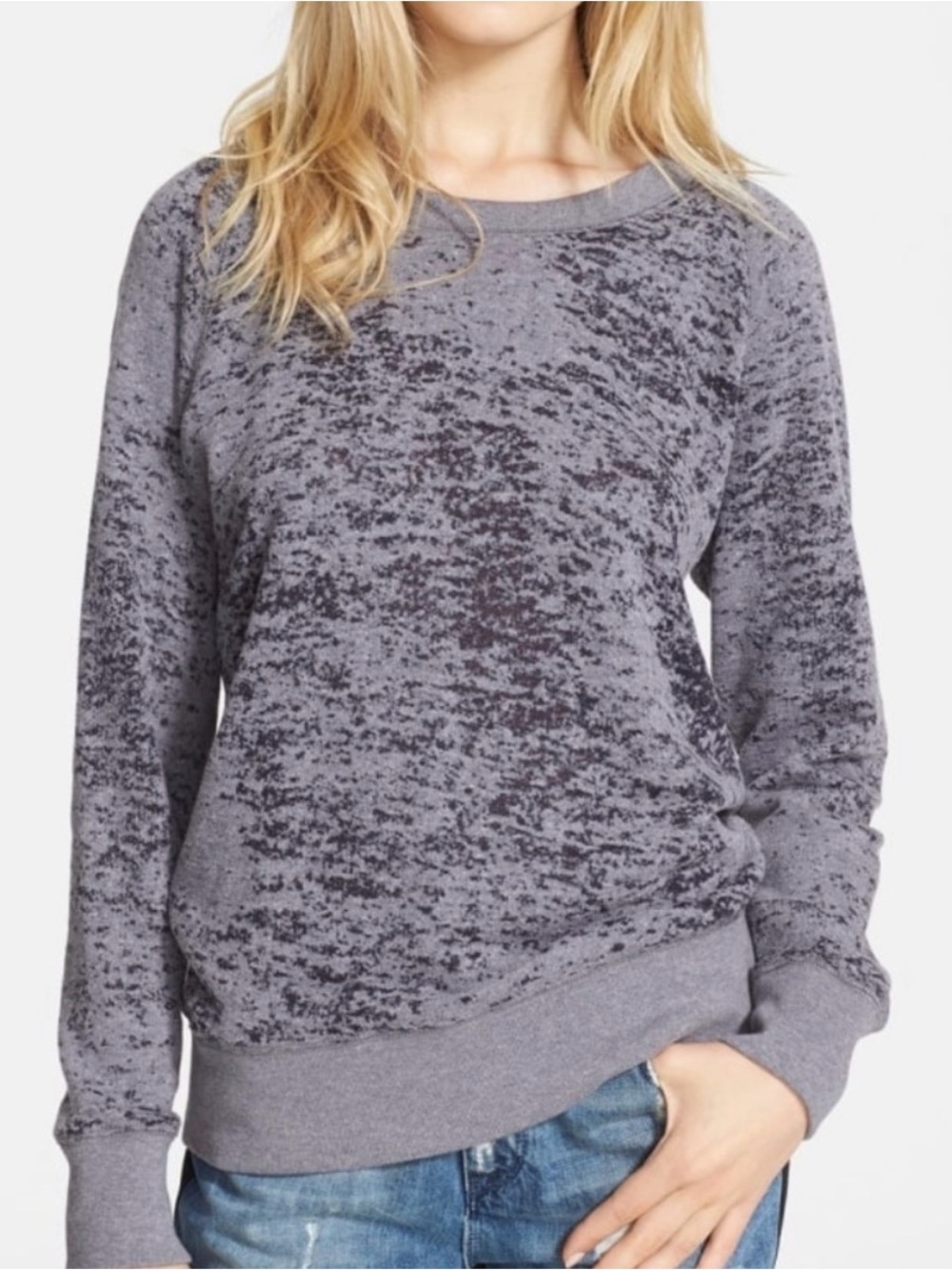 IRO Jeans, Lisbet Burnout Sweater sz XS